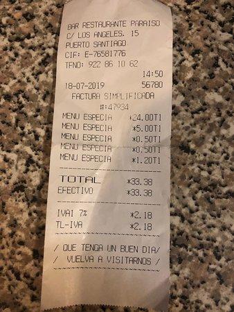 Bar Restaurante Paraiso